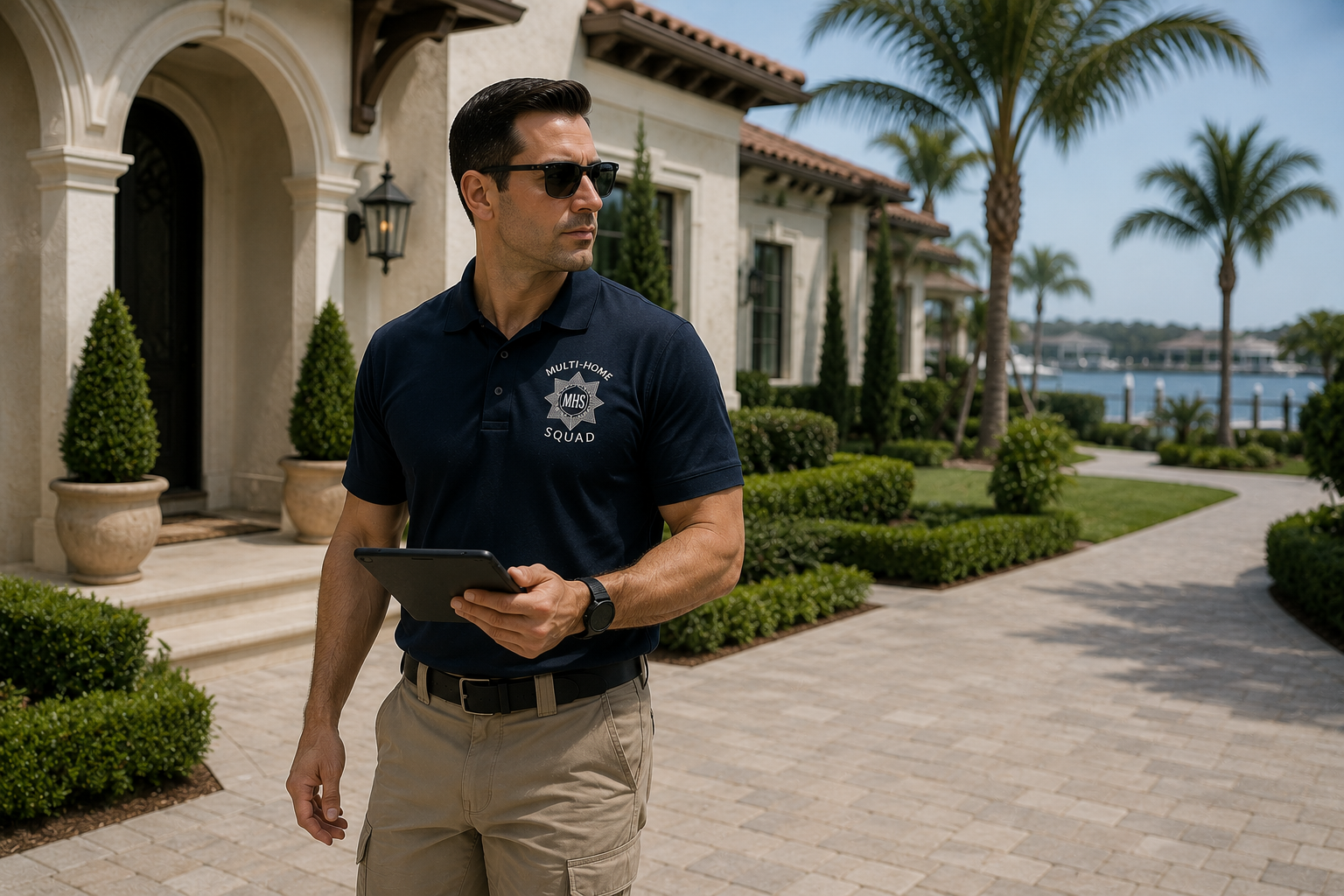 Security oversight for a seasonal Hamptons property